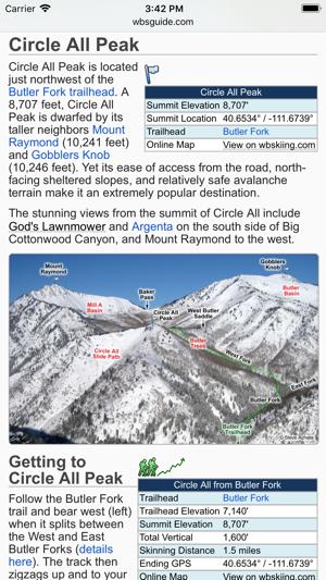 Wasatch Backcountry Skiing Map(圖3)-速報App