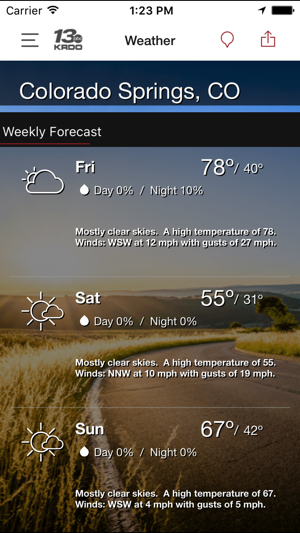 KRDO StormTracker 13 Weather(圖5)-速報App