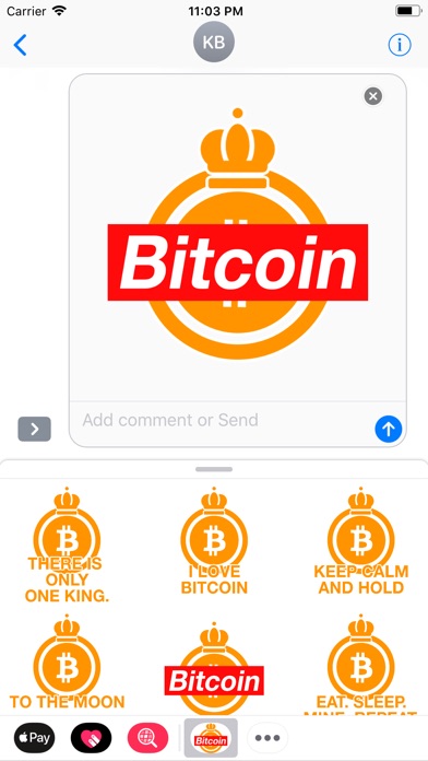 Bitcoin - Premium Stickers screenshot 3