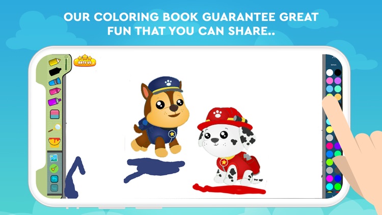 Pet Coloring Book Patrol Dogs