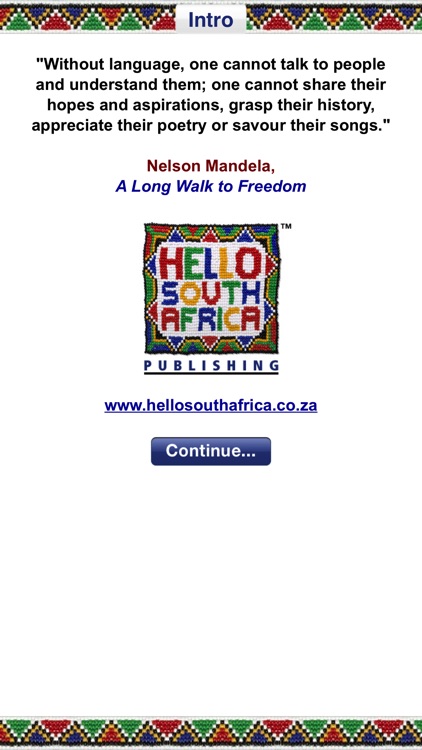 Hello South Africa Phrasebook