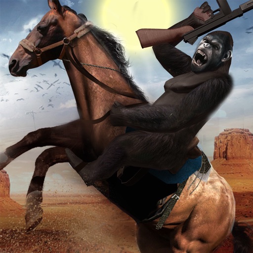 Wild West Cowboy Vs Gorilla iOS App