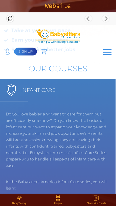 How to cancel & delete Babysitters America Training from iphone & ipad 1