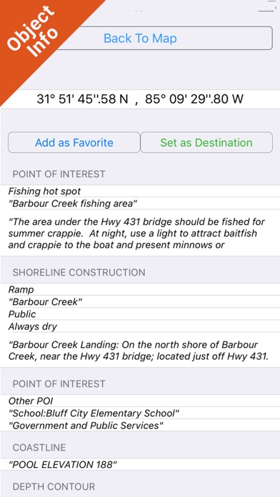 Eufaula lake Oklahoma HD GPS fishing offline chart screenshot 2