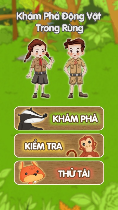 Khám phá động vật trong rừng screenshot 2