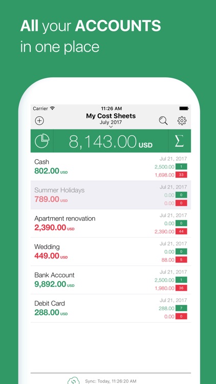 Cost Track - Expense Tracker screenshot-3