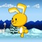 Help the funny grandpa rescue all rabbits on his way and avoid a collision with the obstacles