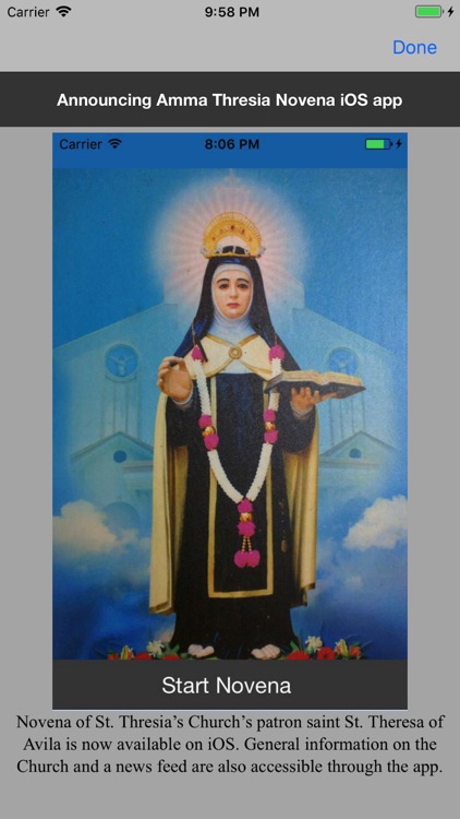 Amma Thresia Novena screenshot-4