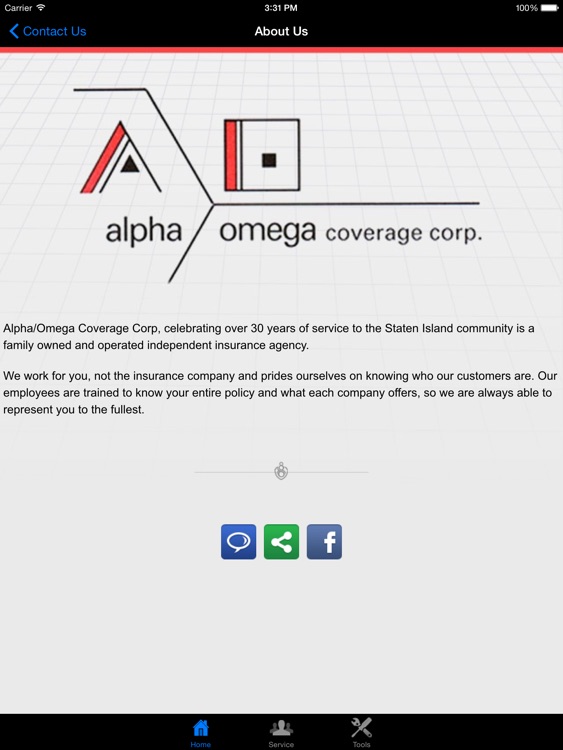 Alpha/Omega Coverage Corp HD