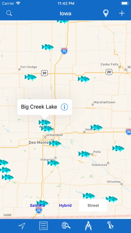 Iowa: Lakes and Fishes