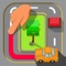 In Crazy Maze – Traffic Puzzle, use your finger to draw a path through the street mazes from your vehicle to the circle
