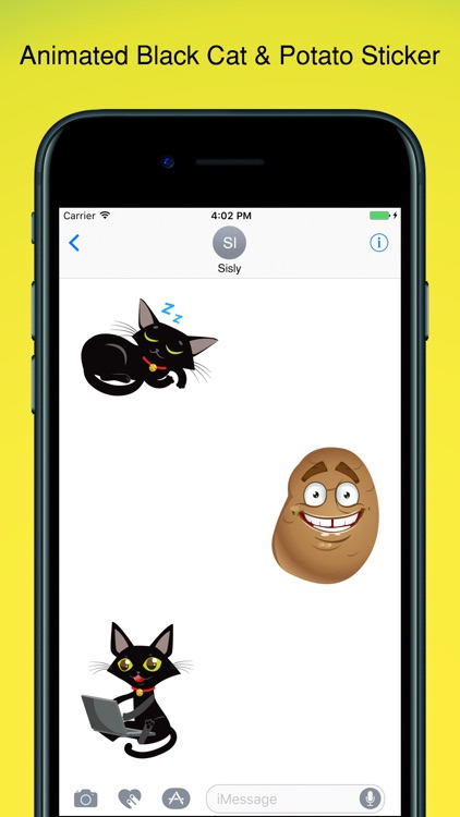 Black Cat Sticker! screenshot-3