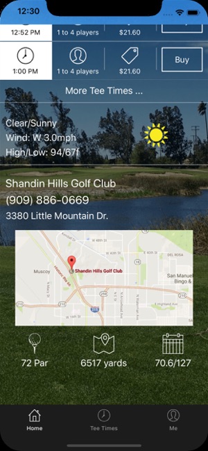 Shandin Hills Golf Tee Times(圖2)-速報App