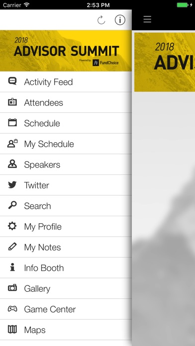 2018 Advisor Summit screenshot 2