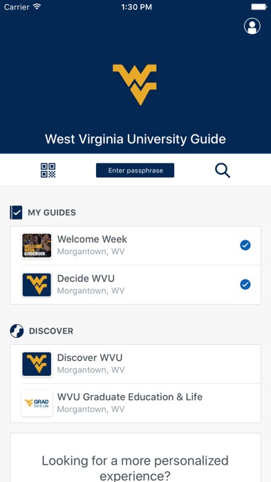 West Virginia University Guide screenshot 2