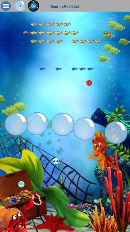 Sea Bubble Ricochet Ball Game screenshot-4