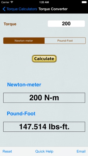 Torque Calculator, Units Conv(圖2)-速報App