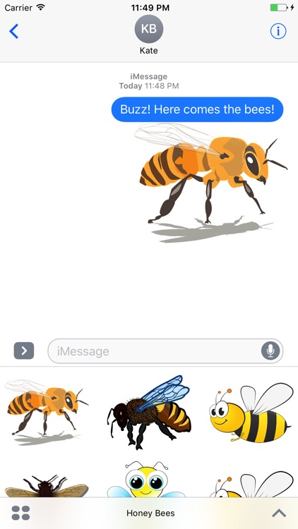 Honey Bee Stickers: Buzz Buzz!