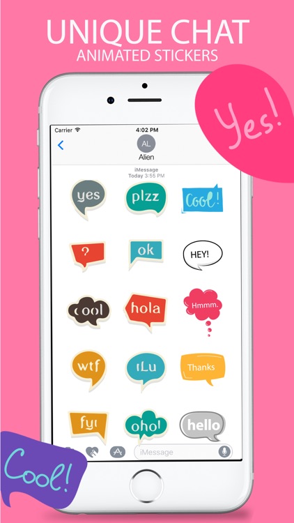 Animated Chatting Stickers
