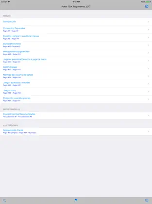 Screenshot 1 Reglas de TDA iphone