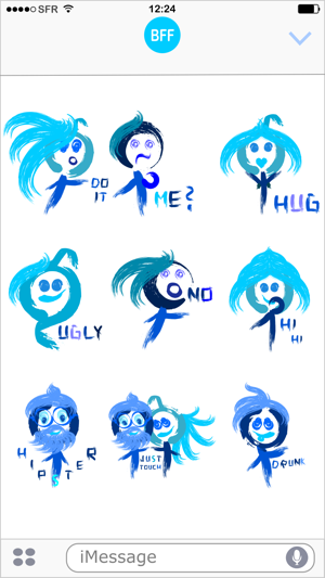 Paint It Blue - Stickers pack(圖3)-速報App