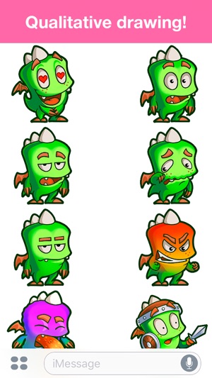 Droll Dragon - Cute stickers(圖3)-速報App