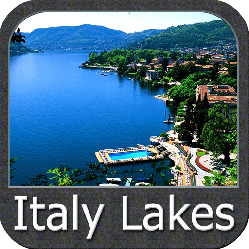 Italy Lakes charts - GPS fishing maps Navigator