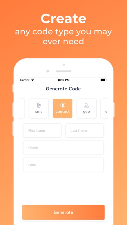 QR Code Reader + Generator