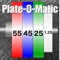 Plate-O-Matic is the easy to read, easy to use way to calculate how to load weight plates on a barbell