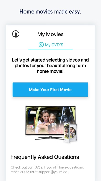 Yours.co home movies made easy