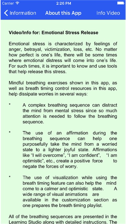 Emotional Stress Release Yoga screenshot-4