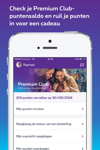 MyProximus screenshot 3