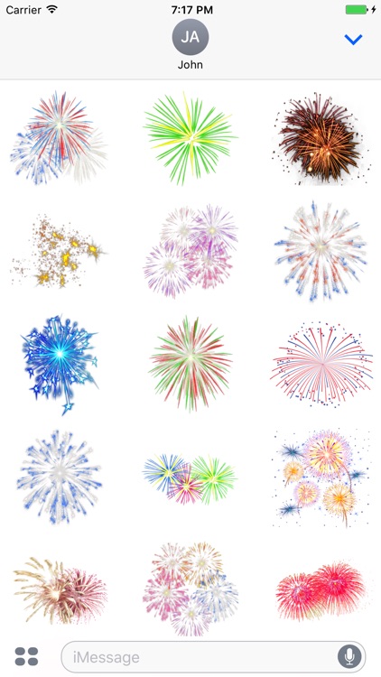 Fireworks Stickers+