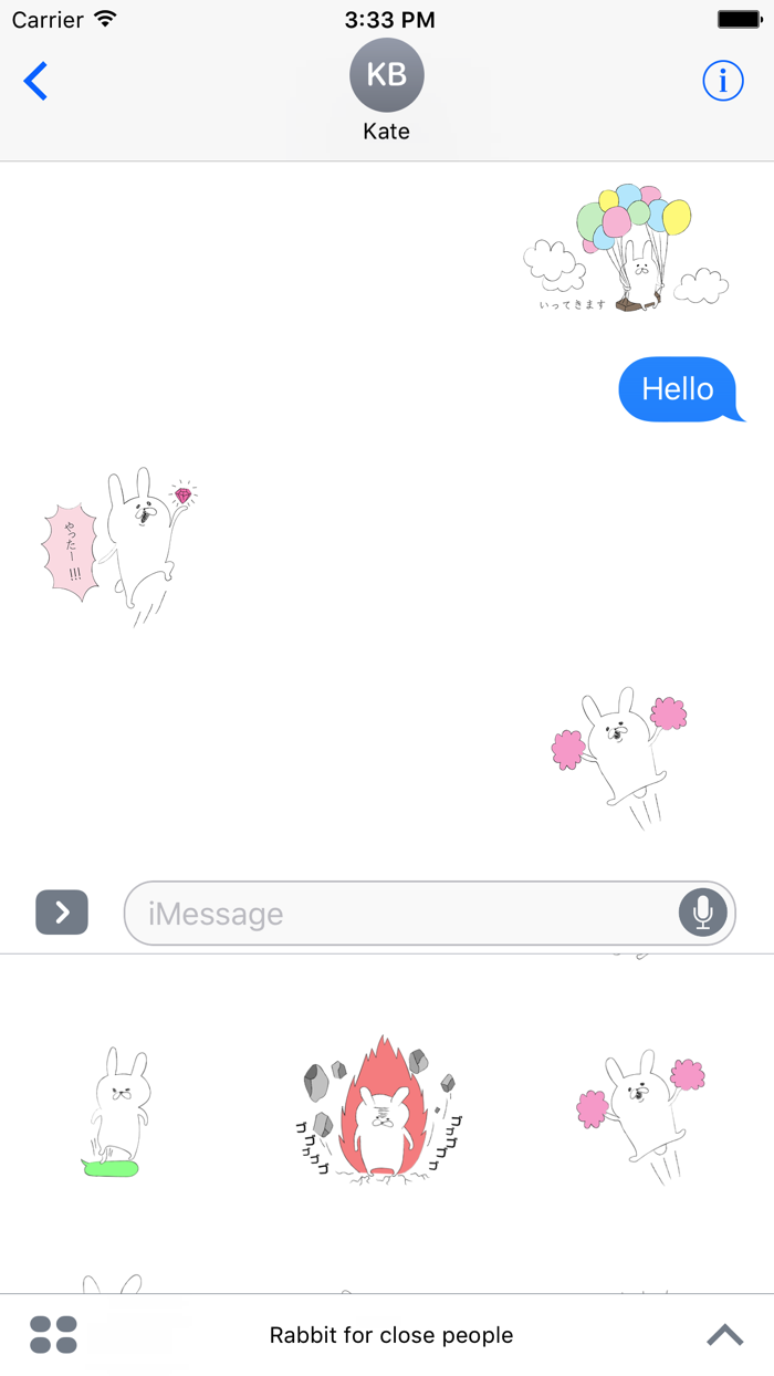 Rabbit for close people