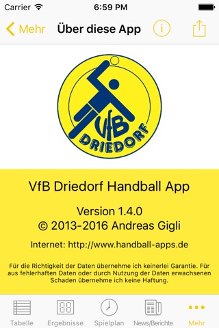 VfB Driedorf Handball screenshot 4