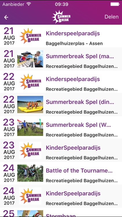 Summerbreak - Vaart Welzijn