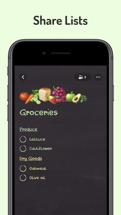 Kitchen Wall Shared Lists screenshot-0