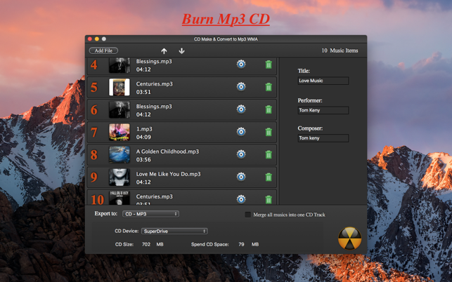 CD Burn & Music Converter Pro(圖2)-速報App