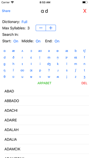 Phonemic Dictionary