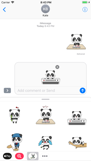 Panda Daily Stickers Pack(圖1)-速報App