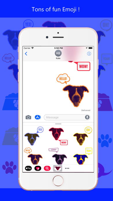 Staffy Terrier Dog Stickers screenshot 2