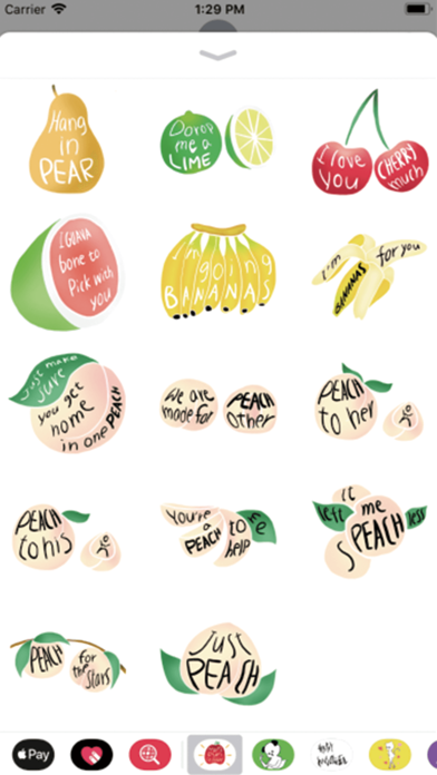 Fruits Pun Stickers screenshot 3