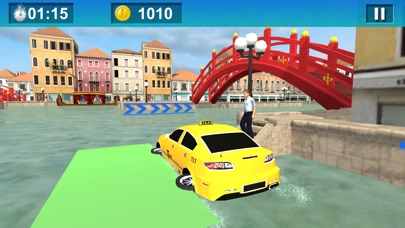 Water Taxi Car Driving 2018 screenshot 2