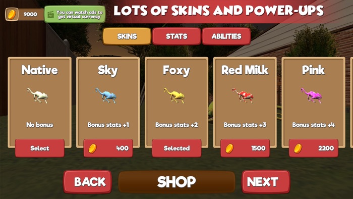 Chameleon Home Lizard Sim