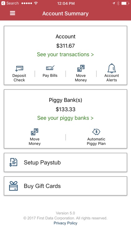 Money Network Mobile App