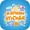 Happy Bday : Wishing Stickers