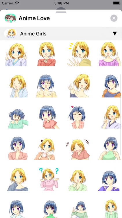 Anime Love Sticker screenshot-8