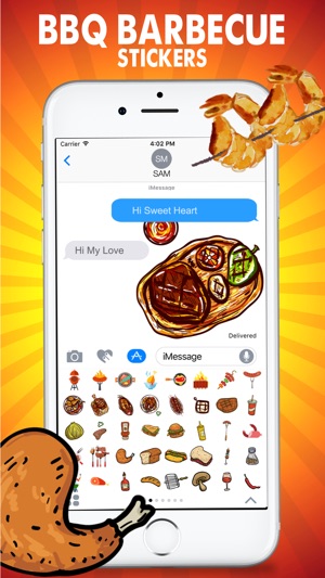 Barbecue Love Stickers(圖5)-速報App