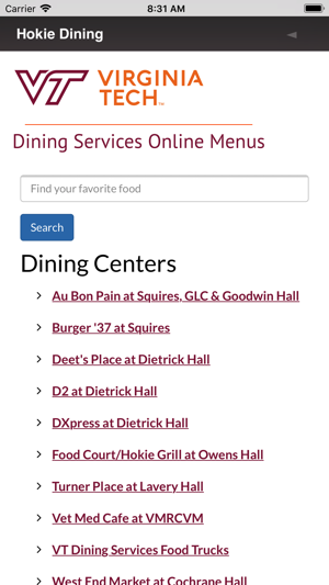 Hokie Dining(圖1)-速報App