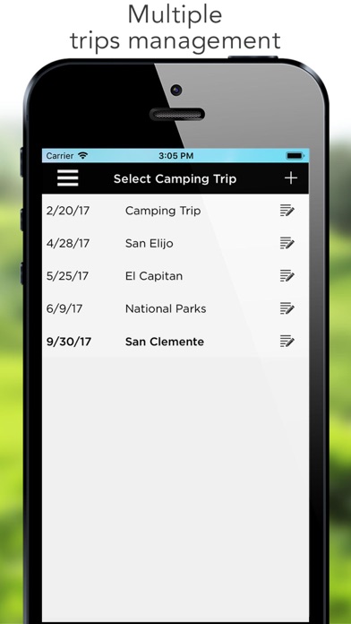 Pro Camping Planner screenshot1